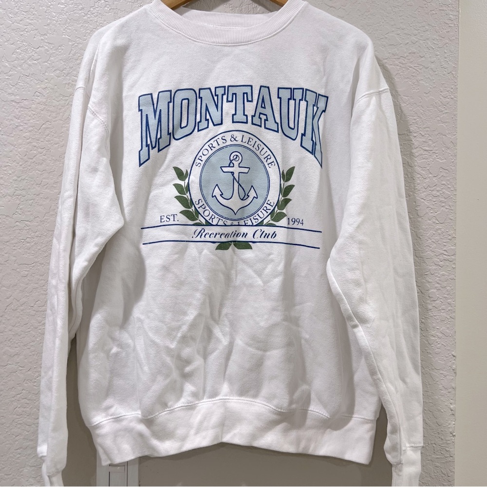 Show Me Your Mumu Stanley Montauk Graphic Oversized Sweatshirt Size Small - Picture 8 of 15